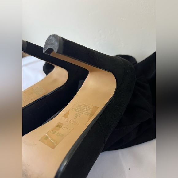 Express Over the knee heel sock boots adjustable faux suede size 8 Preow… - Picture 15 of 16